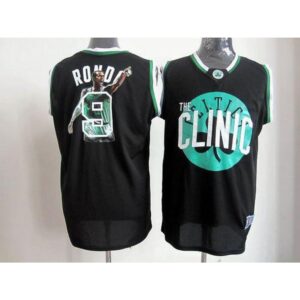 68641af6e843c_1 Celtics #9 Rajon Rondo Black Notorious Embroidered NBA Jersey