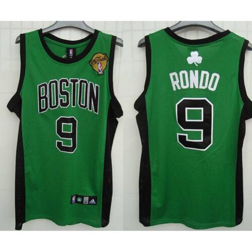 68641afdb39bf_1 Celtics #9 Rajon Rondo Stitched Green Black Number Final Patch NBA Jersey