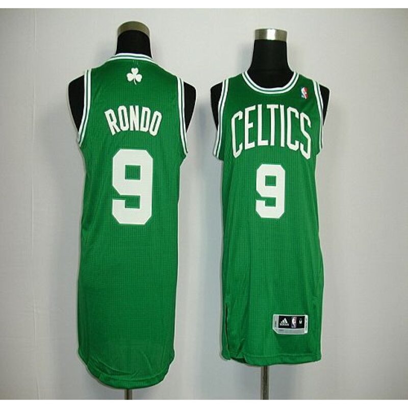 68641b11a4f28_1 Revolution 30 Celtics #9 Rajon Rondo Green Stitched NBA Jersey