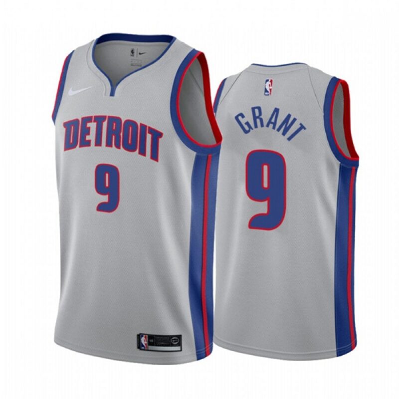 68641b3cb1098_1 Men's Detroit Pistons #9 Jerami Grant 2020-21 Grey Stitched NBA Jersey