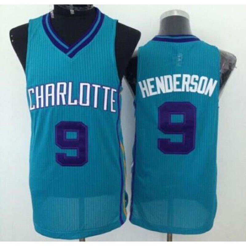 68641b56eb7de_1 Revolution 30 Hornets #9 Gerald Henderson Light Blue Stitched NBA Jersey