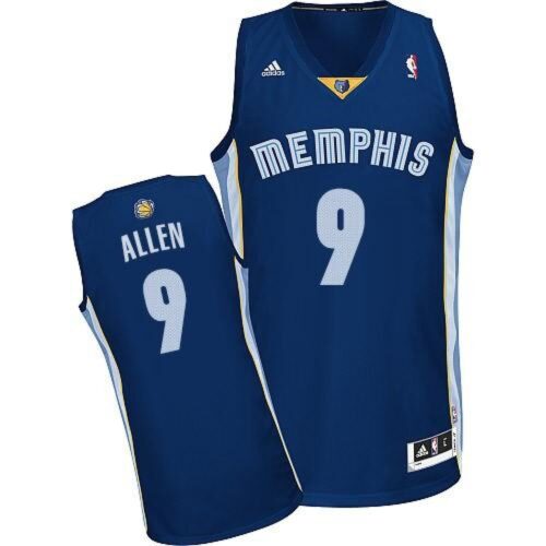 68641b922a5ba_1 Grizzlies #9 Tony Allen Revolution 30 Dark Blue Stitched NBA Jersey