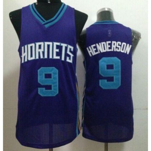 68641b9904116_1 Revolution 30 Hornets #9 Gerald Henderson Purple Stitched NBA Jersey