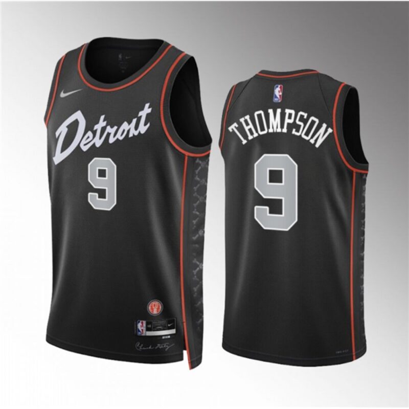 68641c31752fa_1 Men's Detroit Pistons #9 Ausar Thompson Black 2023-24 City Edition Stitched Basketball Jersey