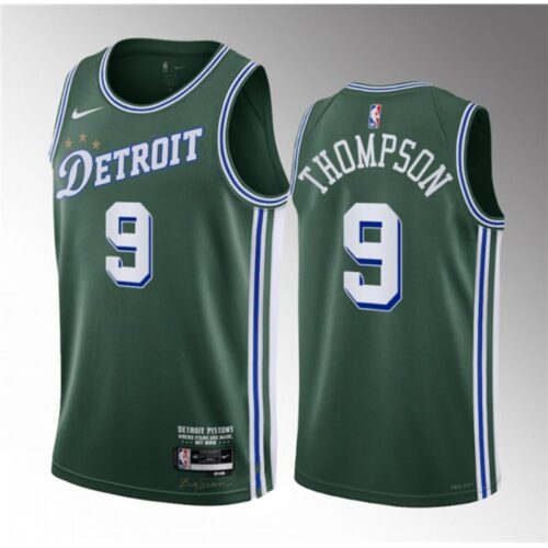 68641c3bcb00d_1 Men's Detroit Pistons #9 Ausar Thompson Green 2023 Draft City Edition Stitched Basketball Jersey