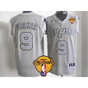 68641c8e9f8c5_1 Spurs #9 Tony Parker Grey Big Color Fashion Finals Patch Stitched NBA Jersey