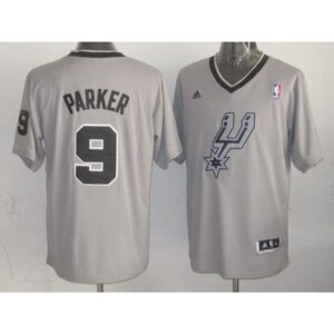 68641ca33c91f_1 Spurs #9 Tony Parker Grey 2013 Christmas Day Swingman Stitched NBA Jersey