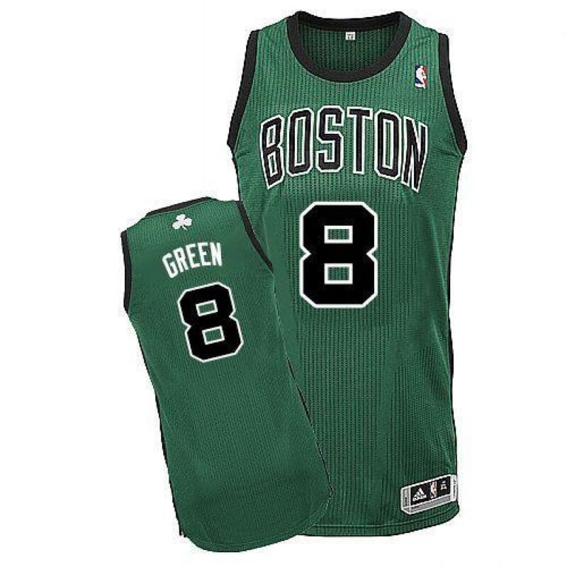 68641d0d3359f_1 Revolution 30 Celtics #8 Jeff Green Green(Black No.) Stitched NBA Jersey