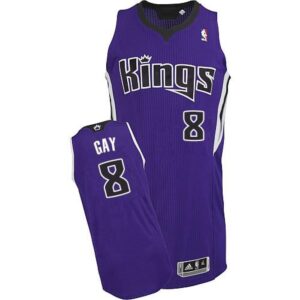 68641d27e0b33_1 Kings #8 Rudy Gay Purple Revolution 30 Stitched NBA Jersey