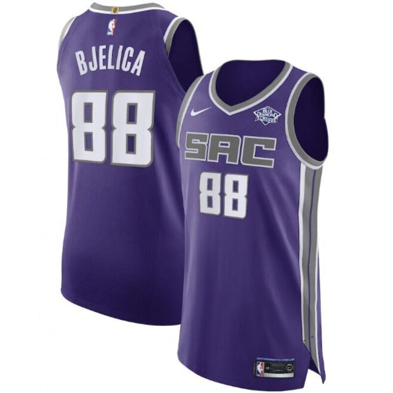 68641d2e97fcb_1 Men's Sacramento Kings #88 Nemanja Bjelica Purple Icon Editon Stitched Jersey