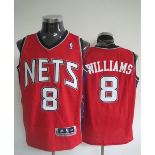 68641d575dd5e_1 Revolution 30 Nets #8 Deron Red Williams Stitched NBA Jersey