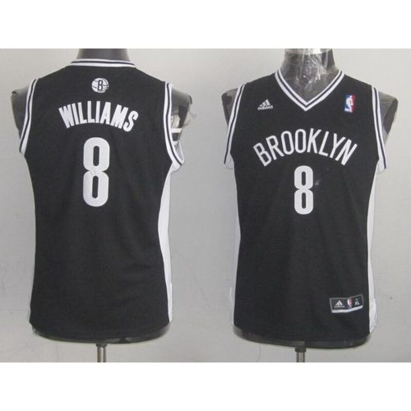 68641d64b28e5_1 Nets #8 Deron Williams Black Stitched Youth NBA Jersey