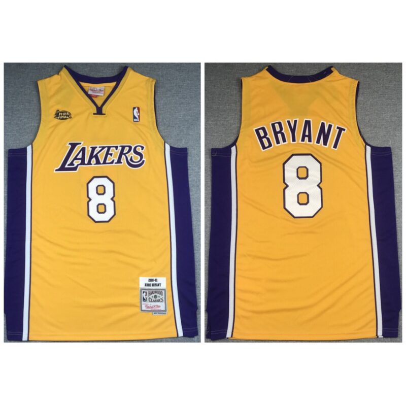 68641dcd82c49_1 Men's Los Angeles Lakers #8 Kobe Bryant Gold NBA Final 2000-2001 Throwback Stitched Jersey
