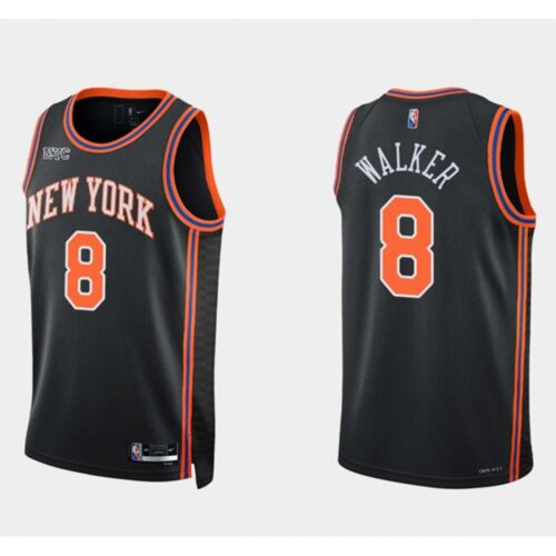 68641e4b992ad_1 New Yok Knicks #8 Kemba Walker Black 75th Anniversary Stitched Swingman Basketball Jersey