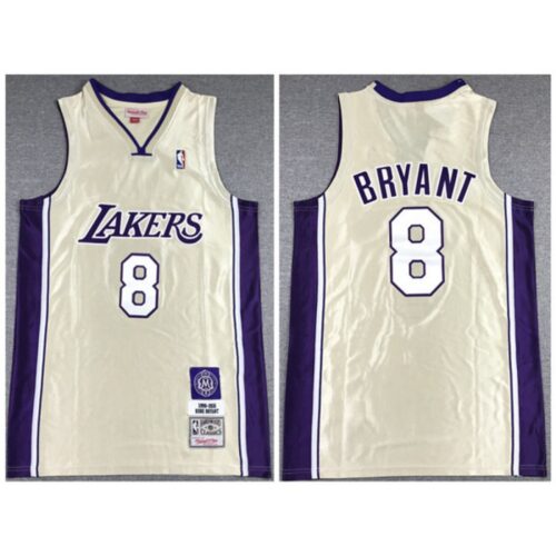 68641e8646703_1 Men's Los Angeles Lakers #8 Kobe Bryant Cream Stitched Jersey