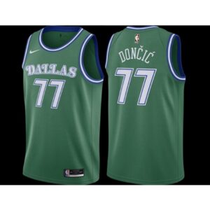 68641eeb7c007_1 Youth Dallas Mavericks #77 Luka Doncic Green City Edition Stitched Jersey