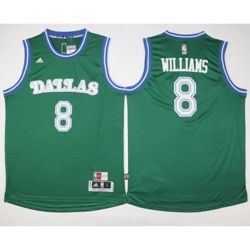 68641f048025c_1 Mavericks #8 Deron Williams Green Hardwood Classics Performance Stitched NBA Jersey