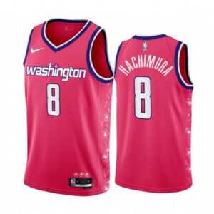 68641f1c46616_1 Men's Washington Wizards #8 Rui Hachimura 2022/23 Pink Cherry Blossom City Edition Limited Stitched Basketball Jersey