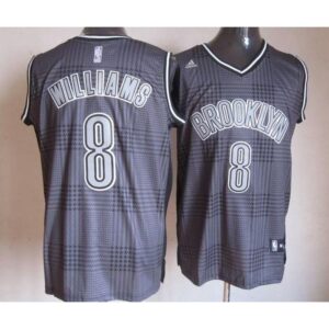 68641f3085b8d_1 Nets #8 Deron Williams Black Rhythm Fashion Stitched NBA Jersey