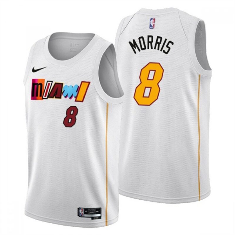 68641f4f5bd54_1 Men's Miami Heat #8 Markieff Morris 2022/23 White City Edition Stitched Jersey