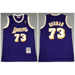 68641f6713e54_1 Men's Los Angeles Lakers #73 Dennis Rodman Purple Throwback Stitched Jersey