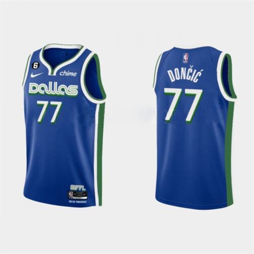68641fa49b3cf_1 Men's Dallas Mavericks #77 Luka Doncic Blue Stitched Basketball Jersey