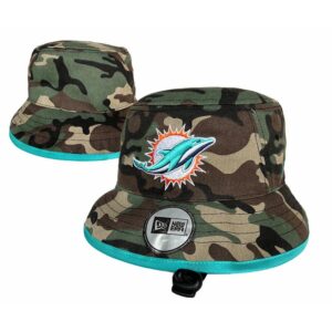 68641fb2287ea_1 Miami Dolphins Bucket Hat