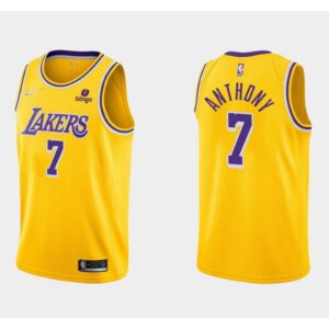 68641fefba275_1 Men's Los Angeles Lakers #7 Carmelo Anthony 75th Anniversary Yellow Stitched Basketball Jersey