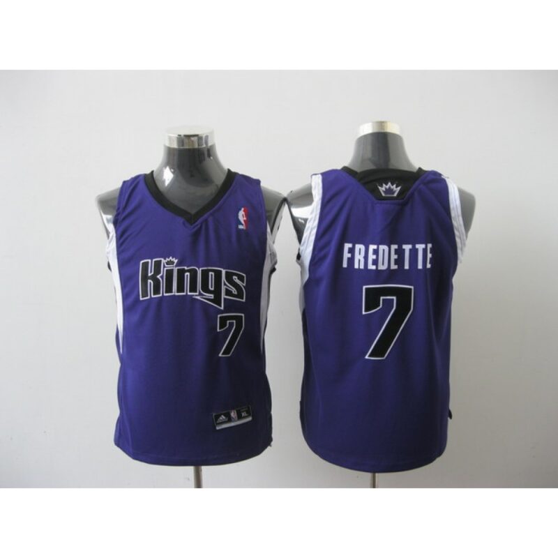 686420000db62_1 Kings #7 Jimmer Fredette Purple Stitched Youth NBA Jersey