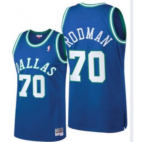 68642005484c7_1 Men's Dallas Mavericks #70 Dennis Rodman Blue Throwback Stitched Jersey