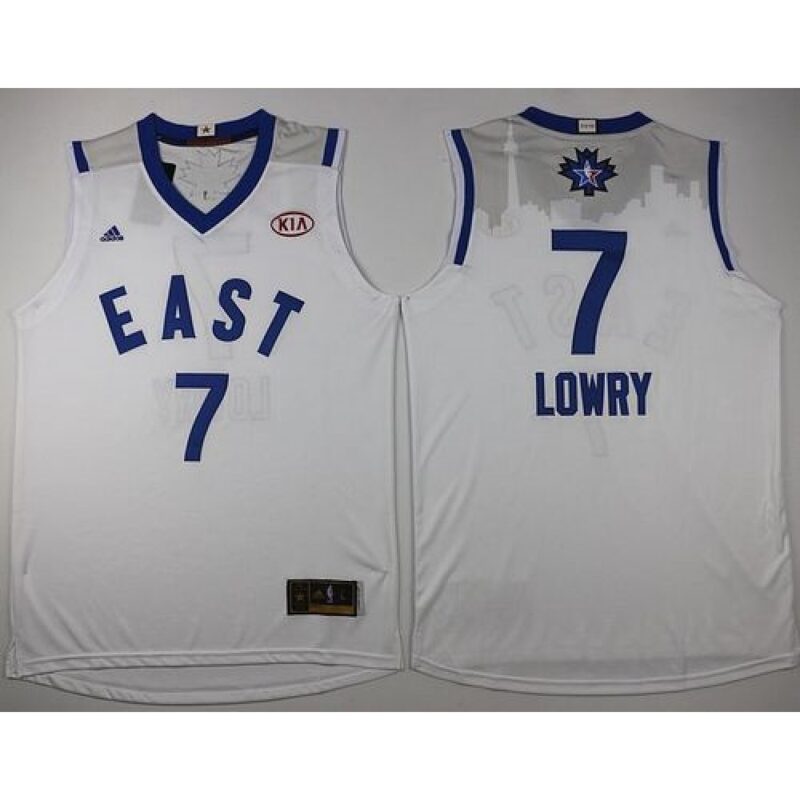 6864202f6a466_1 Raptors #7 Kyle Lowry White 2016 All Star Stitched NBA Jersey