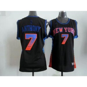 6864205a15b07_1 Knicks #7 Carmelo Anthony Black Women's Vibe Stitched NBA Jersey
