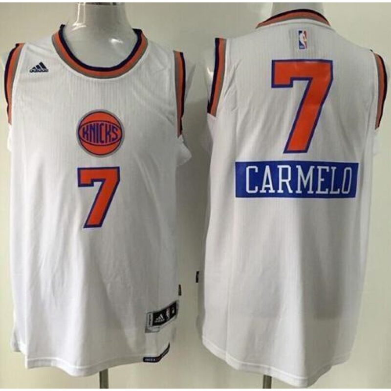 6864207b00cbf_1 Knicks #7 Carmelo Anthony White 2014-15 Christmas Day Stitched Youth NBA Jersey