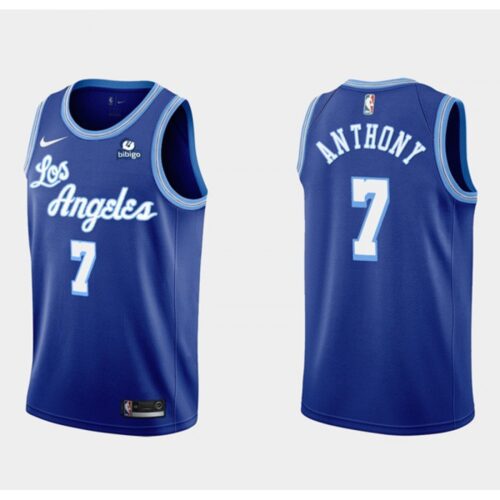 686420962f84d_1 Men's Los Angeles Lakers #7 Carmelo Anthony Blue "bibigo" Stitched NBA Jersey