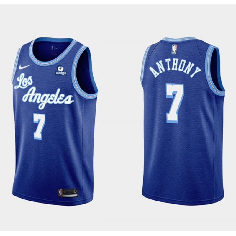 686420962f84d_1 Men's Los Angeles Lakers #7 Carmelo Anthony Blue "bibigo" Stitched NBA Jersey