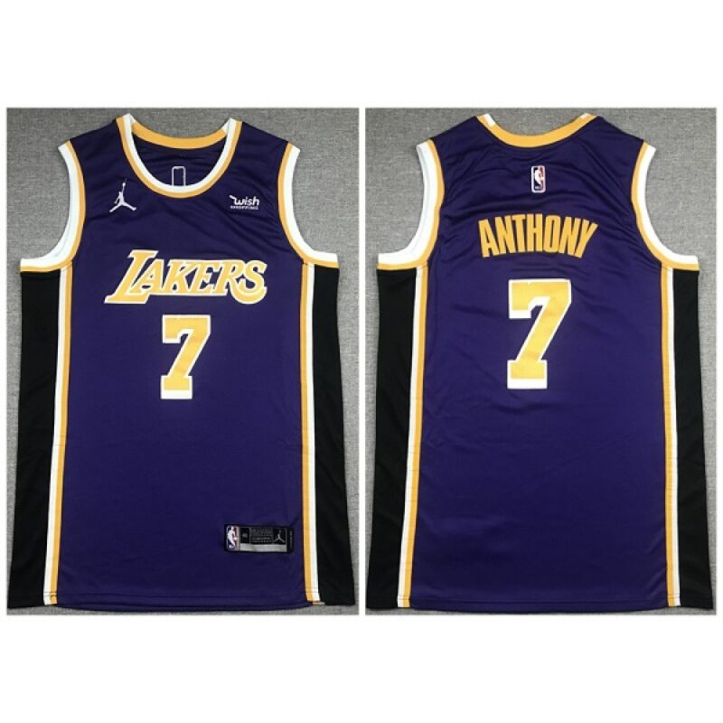 6864209d3346c_1 Men's Los Angeles Lakers #7 Carmelo Anthony Purple Stitched Basketball Jersey