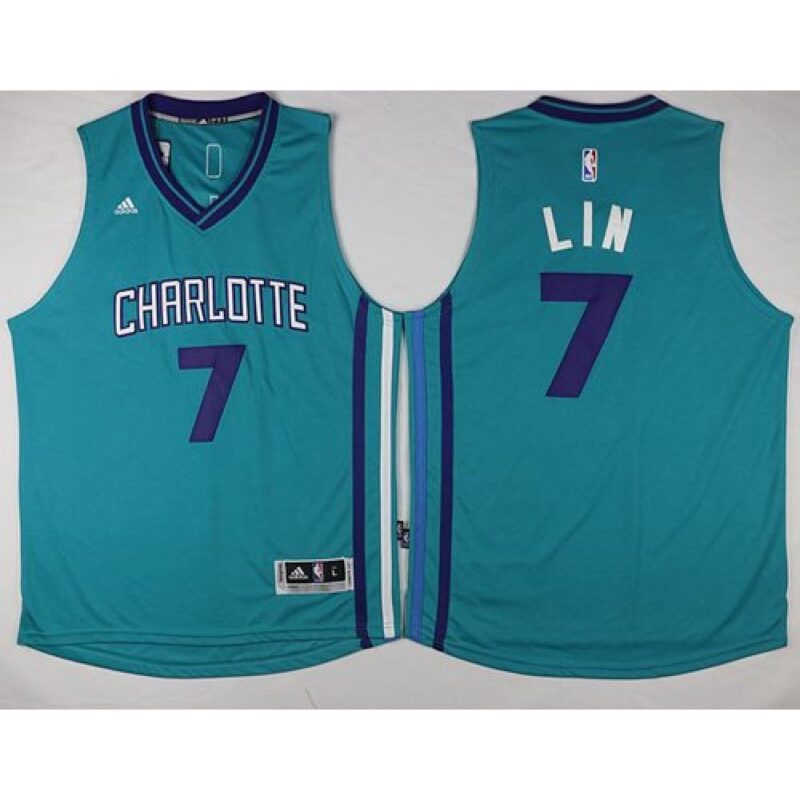 686420b8dae02_1 Hornets #7 Jeremy Lin Teal Stitched NBA Jersey