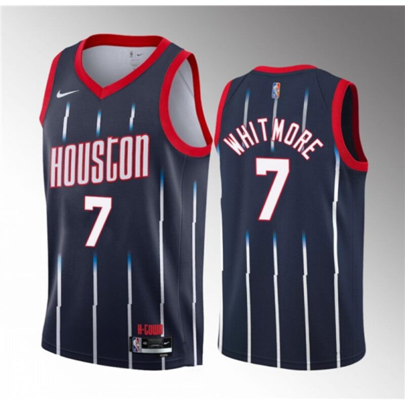 686421b17b274_1 Men's Houston Rockets #7 Cam Whitmore Navy 2023 Draft Classic Edition Stitched Basketball Jersey