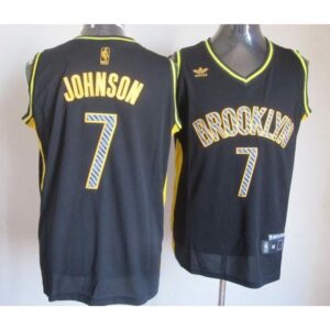 686421f96c4a5_1 Nets #7 Joe Johnson Black Electricity Fashion Stitched NBA Jersey