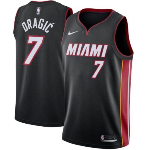 6864223c9df9d_1 Men's Miami Heat #7 Goran Dragic Black Icon Edition Swingman Stitched Jersey