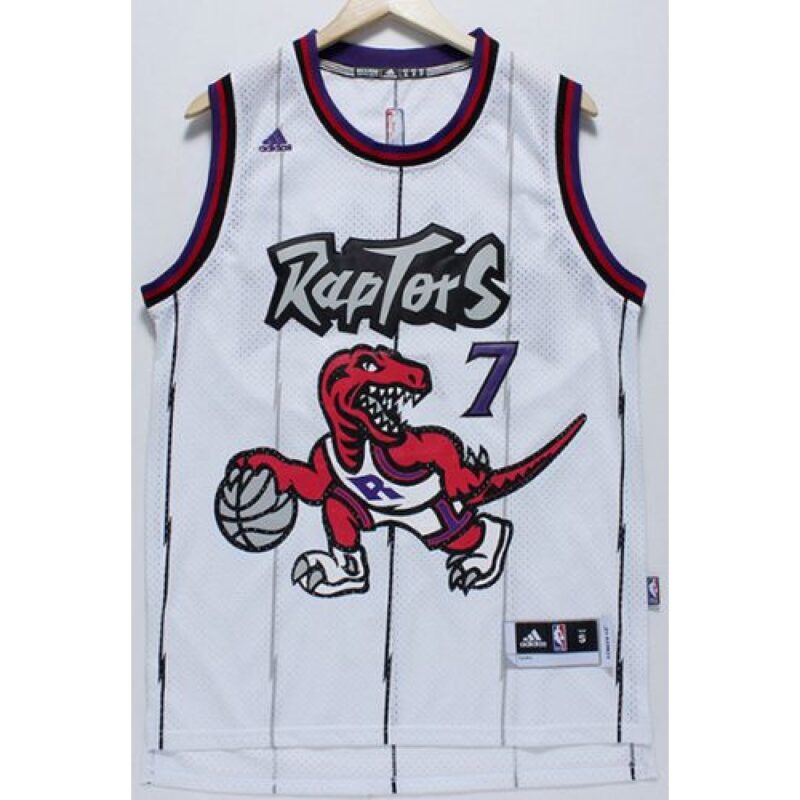 6864237acadd9_1 Raptors #7 Kyle Lowry White Throwback Stitched NBA Jersey