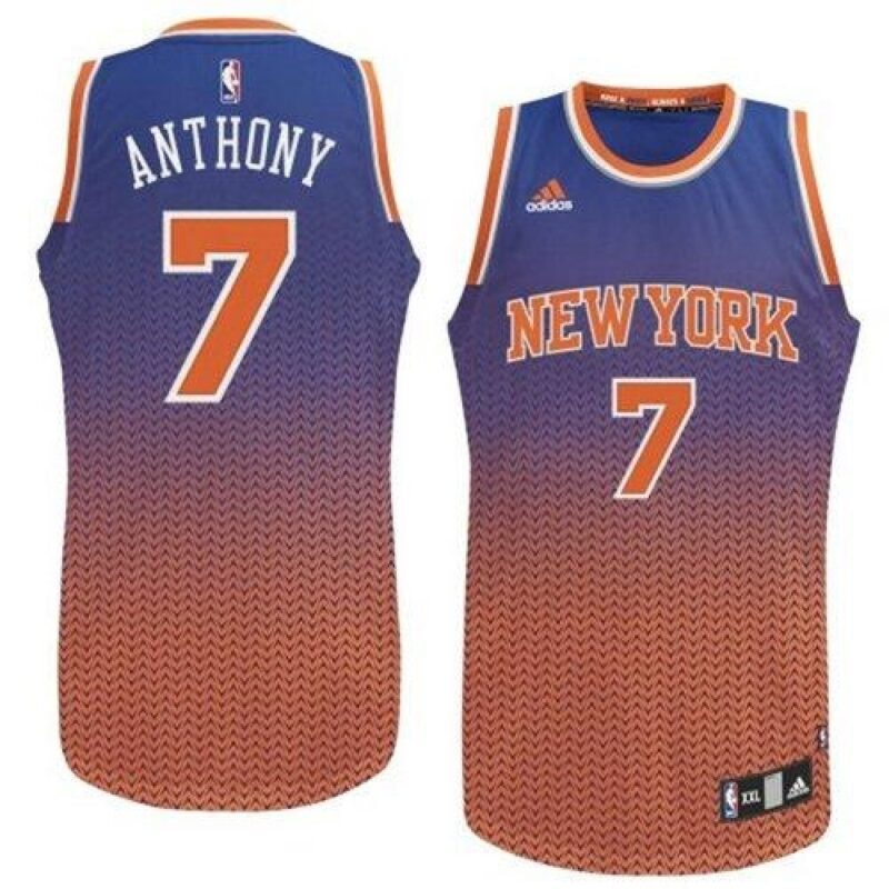 6864239dd383c_1 Knicks #7 Carmelo Anthony Blue Resonate Fashion Swingman Stitched NBA Jersey