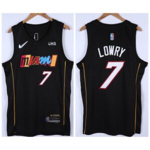 686423f01ddd8_1 Men's Miami Heat #7 Kyle Lowry 2021/2022 Black City Edition 75th Anniversary Stitched Jersey