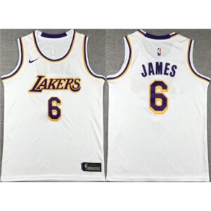 68642416e421b_1 Youth Los Angeles Lakers #6 LeBron James White Stitched Basketball Jersey