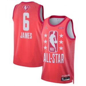 686425010094e_1 Men's 2022 All-Star #6 LeBron James Maroon Stitched Basketball Jersey