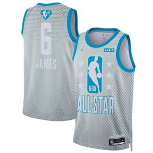 68642530c1c80_1 Men's 2022 All-Star #6 LeBron James Gray Stitched Basketball Jersey