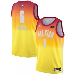 6864257e29746_1 Men's 2023 All-Star #6 LeBron James Orange Game Swingman Stitched Basketball Jersey