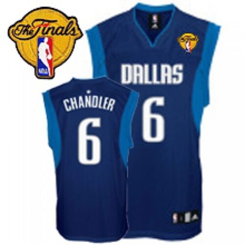 686425b88a094_1 Mavericks 2011 Finals Patch #6 Tyson Chandler Revolution 30 Dark Blue Stitched NBA Jersey