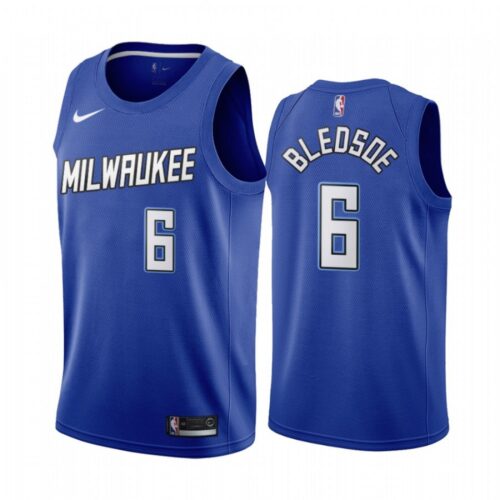 686426818666c_1 Men's Milwaukee Bucks #6 Eric Bledsoe Blue City Edition Stitched Jersey