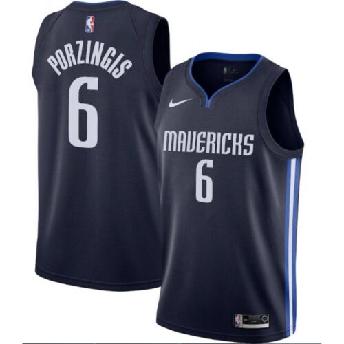 686426a6a4002_1 Men's Dallas Mavericks #6 Kristaps Porzingis Navy Statement Edition Stitched Jersey